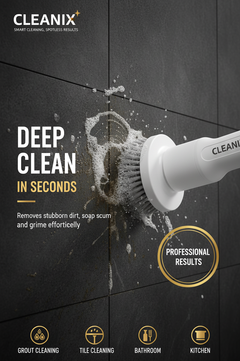 Cleanix Electric Scrub Brush - Deep Clean in Seconds